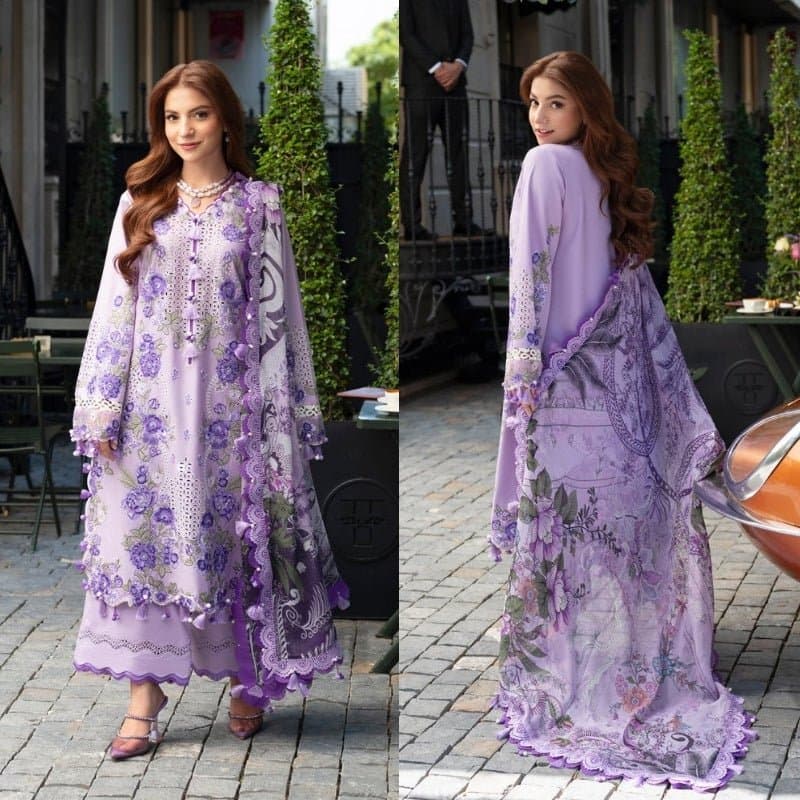 Jade Chikankari Embroidered Lawn 3-Piece Suit – Summer Collection 2026