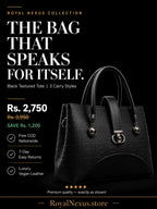 Black textured structured tote bag for women with dual top handles and detachable crossbody strap luxury style 2026
