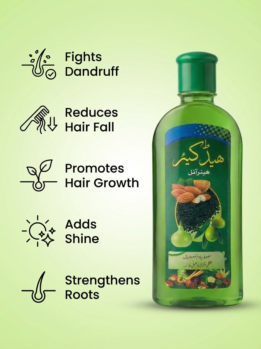 Head Care Herbal Hair Oil – Anti Hair Fall, Dandruff Control & Hair Growth Formula