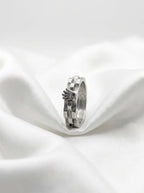 Silver stainless steel Ring for men