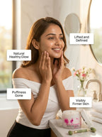 Skin Nutrant whitening facial massage cream jar for firm youthful skin blood circulation puffiness reduction toning women 2026