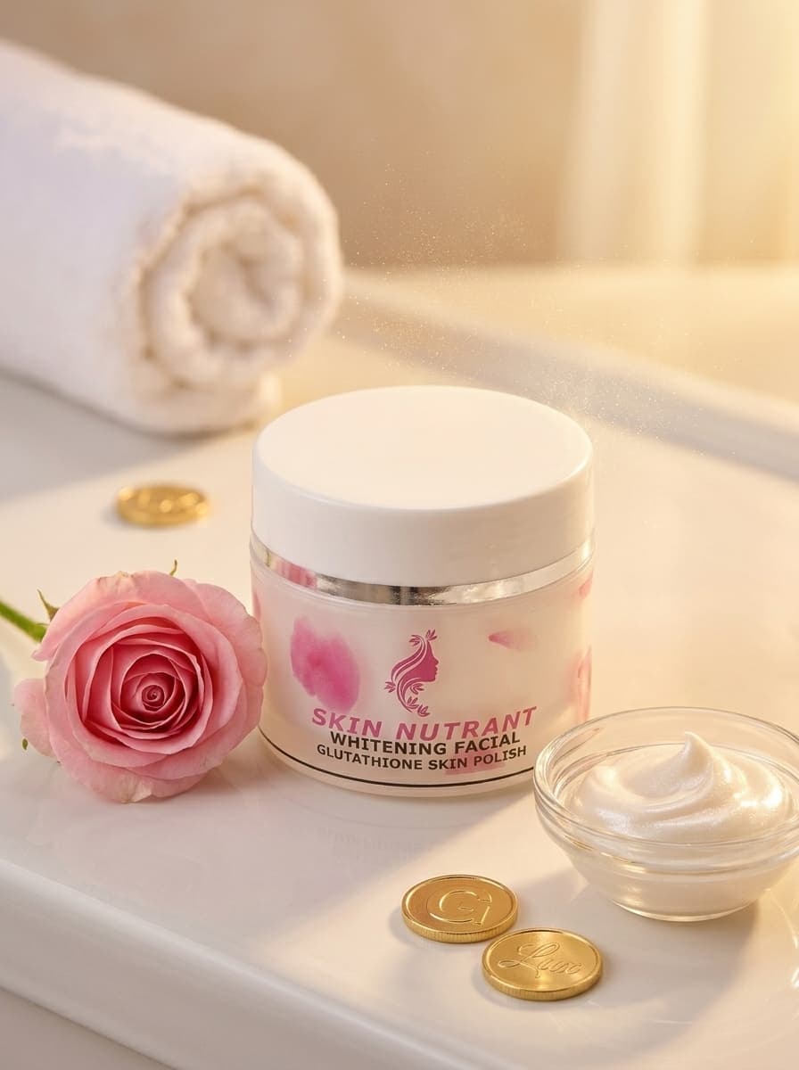Glutathione Skin Polish for Bright Smooth Skin | Skin Nutrant (Whitening Facial)