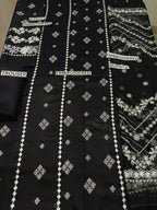 Luxury Embroidered Lawn 3PC | Bareeze Summer Collection | Black | 2026