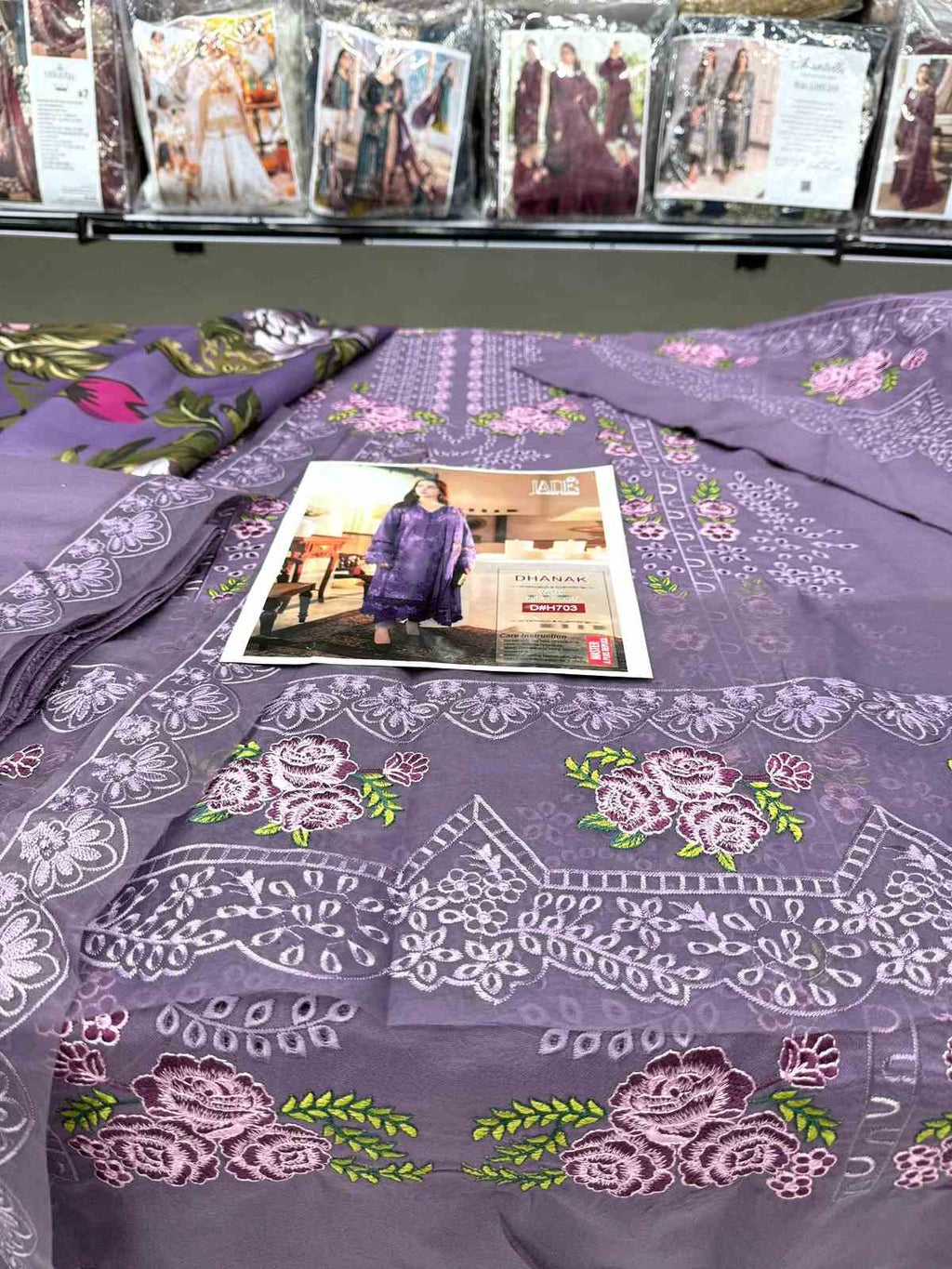 Jade heavy embroidered dusty purple lawn 3-piece suit summer 2026