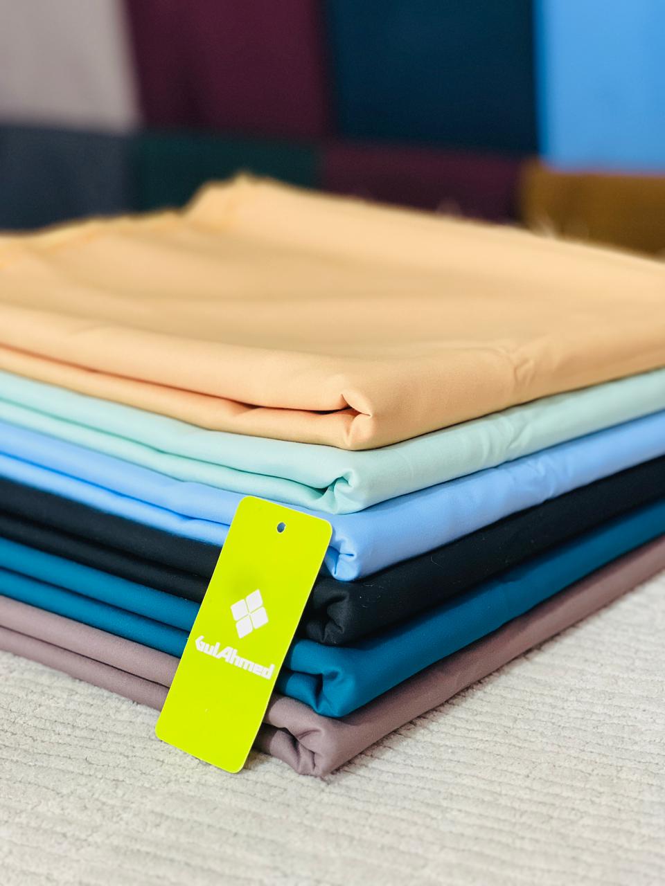 GulAhmed Original Men’s Soft Cotton Unstitched Suit-Premium Fabric