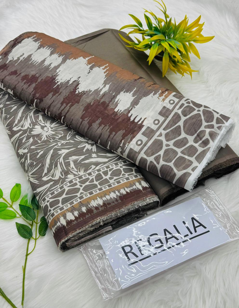 Printed Lawn 3-Piece Suit | Regalia Textile Summer Collection 2026