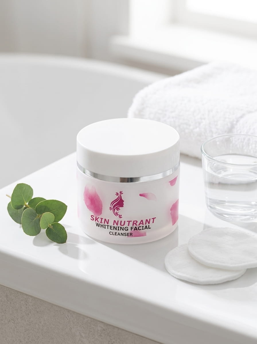 Skin Nutrant whitening facial cleanser cream jar for clear healthy skin dead cell removal deep cleansing women 2026